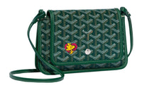 GOYARD Plumet Canvas With Leather Envelope Bag Handheld Shoulder Bag Crossbody Bag Small Size Unisex Green/Red