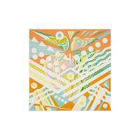 HERMES Silk Silk Scarves Women's Orange