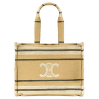 CELINE Nylon One Shoulder Handbag Women's Light Umber