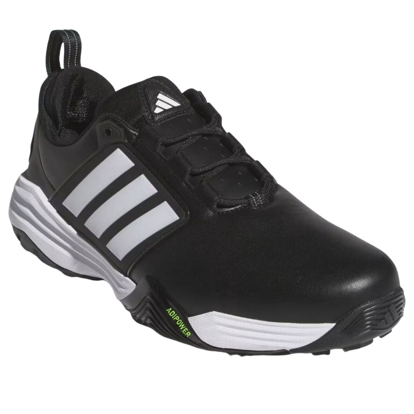 adidas Adipower 26 Wide Spikeless 'Core Black Cloud White Lucid Lemon' JQ6817