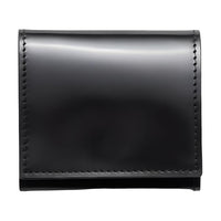 PRADA Brushed Leather Coin Purse Men's Black