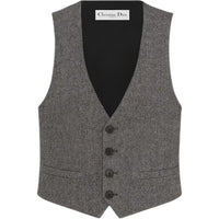 DIOR Vests Women's Gray