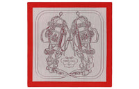 HERMES Silk Scarves Women's Red