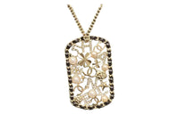 CHANEL Necklaces Women's Gold/Black