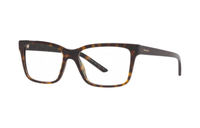 PRADA Plastic Irregular Shape Eyeglass Frames Women's Brown