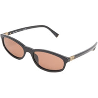 MIU MIU Acetate Oval Sunglasses Women's Black