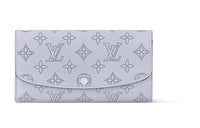 LOUIS VUITTON Smooth Calf Leather Wallet Women's Purple