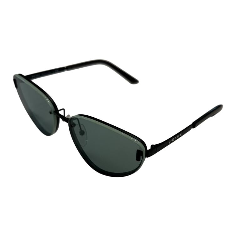 PRADA - Irregular Shape Sunglasses Unisex Black