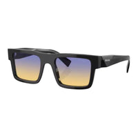 PRADA TR/Memory Plastic Rectangular Sunglasses Men's Black