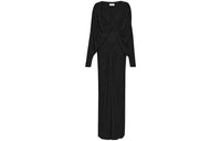 SAINT LAURENT SS23 Long Sleeved Dress Women's Black