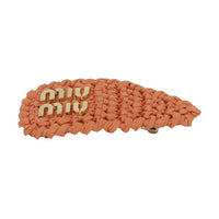 MIU MIU Hair Clips Women's Brown
