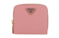 PRADA Leather Coin Purse Women's Pink
