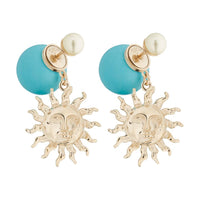 DIOR Metal Earrings Women's Gold