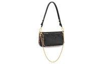 LOUIS VUITTON Multiple Pochette Accessoires Wild At Heart Black