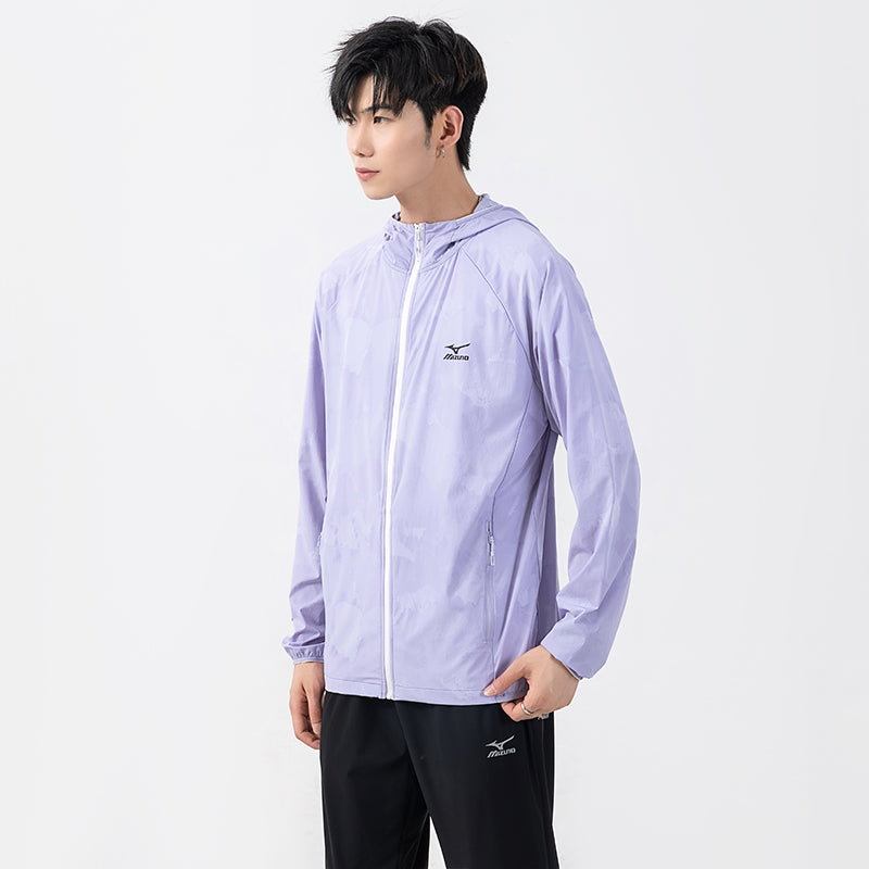Mizuno UPF50+Logo Outdoor Jacket 'Purple' A2CE3126
