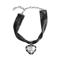 CHANEL Necklaces Women's Black