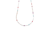 CHANEL Pre-Owned 2017 Logo-lettering Beaded Chain Necklace