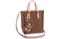 LOUIS VUITTON Belmont Leather Handbag Shoulder Bag Small Size Women's Monogram Pink
