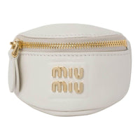 MIU MIU Calfskin Bracelets Women's Chalk White