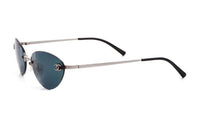 CHANEL Cat Eye Sunglasses Women's Silver