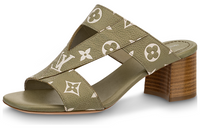 LOUIS VUITTON Croisiere Sandal Women's Khaki Green