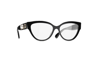 CHANEL Eyeglass Frames Women's Black