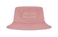 DIOR Mens Letter Embroidered Bucket Hat Pink