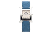 HERMES HOUR Collection Wrist Watch Quartz Movement Leather Watch Bands White Dial Women's Watch