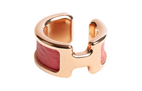 HERMES Clip-On Earrings Women's Gold