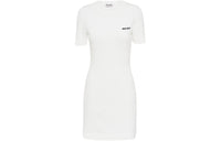 MIU MIU Short-Sleeved Dresses Women's White