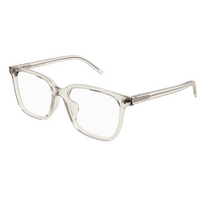 SAINT LAURENT Acetate Square Eyeglass Frames Women's Transparent