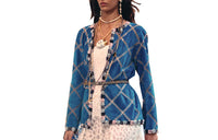 CHANEL Jackets Women's Blue