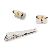CELINE Metal Cufflinks Men's Silver