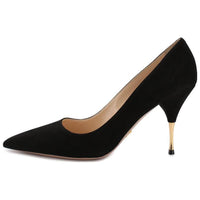 PRADA Cone Heel High Heels 9cm Women's Black