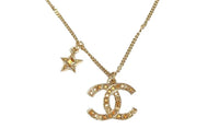 CHANEL Necklaces Women's Gold