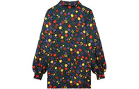 SAINT LAURENT Long-Sleeved Dresses Women's Multicolor