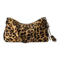 PRADA Leather Shoulder Bag, Handbag, Shoulder Bag Medium Size Women's Honey