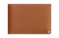 HERMES Evercolor Calfskin Card Holder Women's 1H Toffee Brown