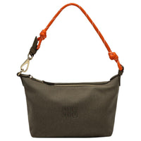 MIU MIU Textile Materials Shoulder Bag Women's Moss Green