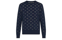 LOUIS VUITTON Slim Fit Knitwear Men's Dark Blue