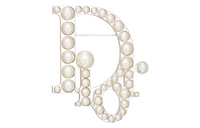 DIOR Oblique Brooches Men Gold