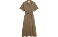 CELINE Long Sleeved Dresses Women's Olive