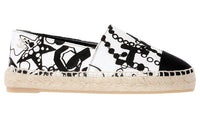 CHANEL Casual Single Shoes Women's Black White