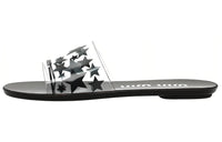 MIU MIU Slide Slippers Women's Transparent Black