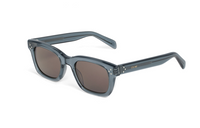 CELINE Acetate Irregular Shape Sunglasses Women's Blue