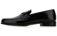 PRADA Triangle-logo Brushed Loafers