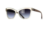 CHANEL - Irregular Shape Sunglasses Women's Brown