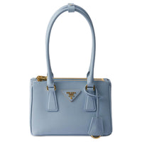 PRADA Calfskin Shoulder Bag Mini Women's Light Blue