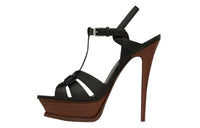 SAINT LAURENT Tribute Strap Sandals Women's Black