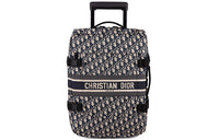 DIOR DiorTravel Canvas Suitcase With Handle Unisex Blue